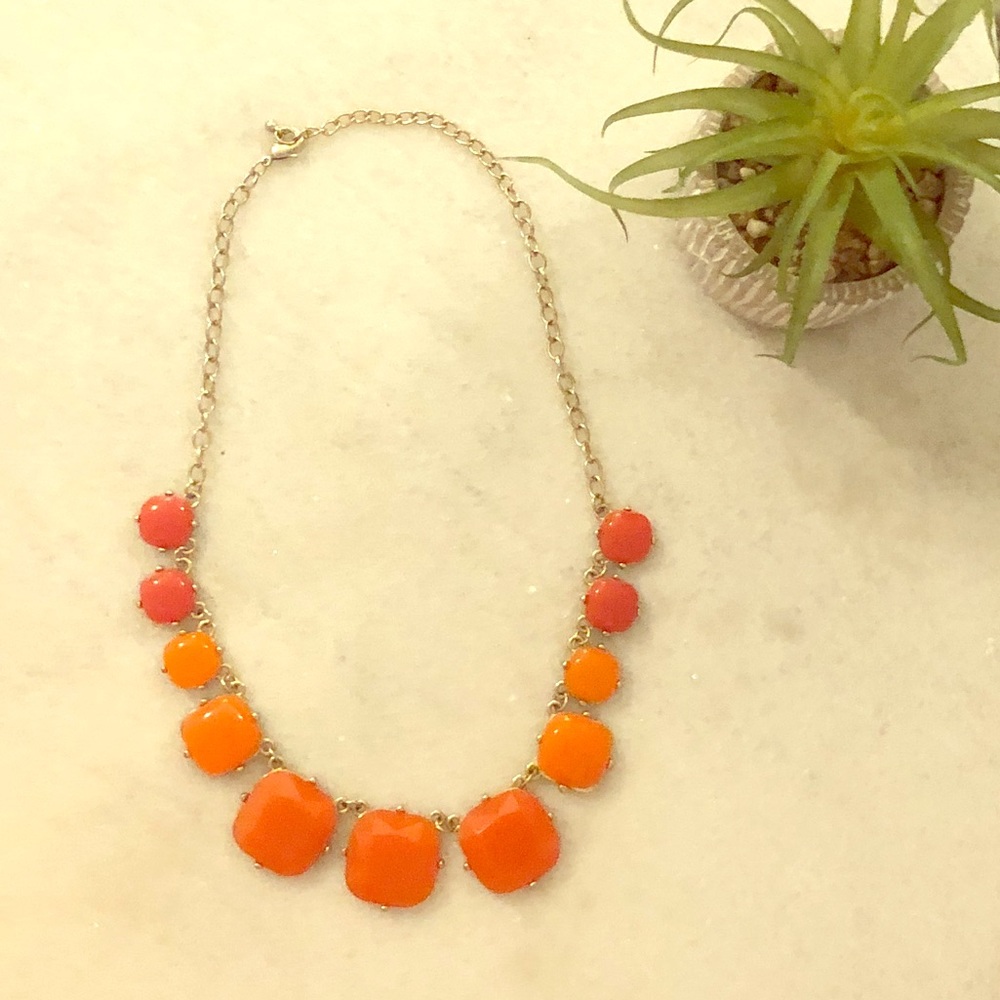 Orange Statement Necklace